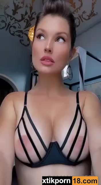 Amanda Cerny Video Porn Fishnet See Through Nude Onlyfans