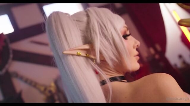 Jessica Nigri MICROBIKINI FRIEREN vs MIMIC so lewd